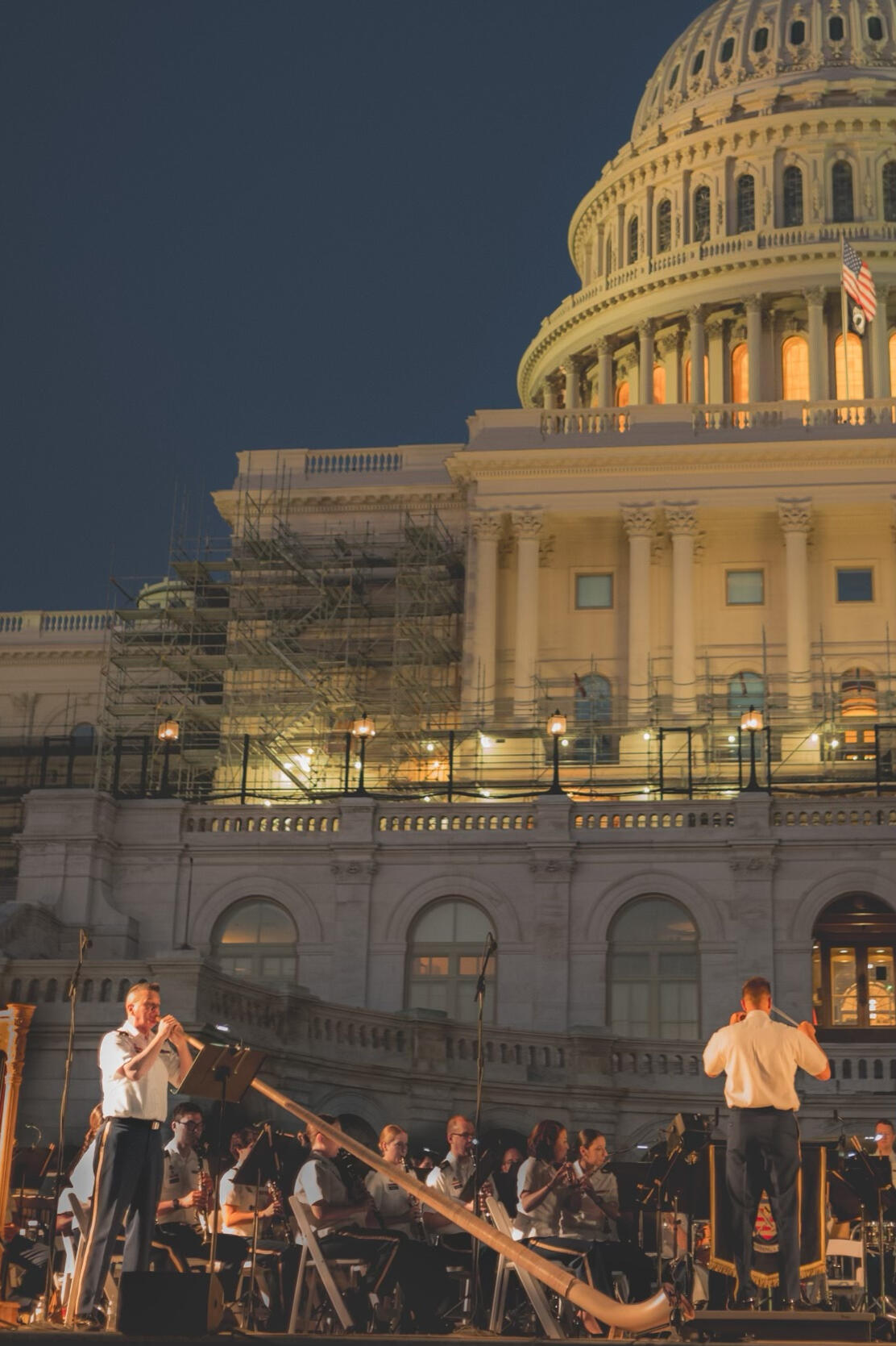The US Army Band, "Pershing's Own" at US Capitol
